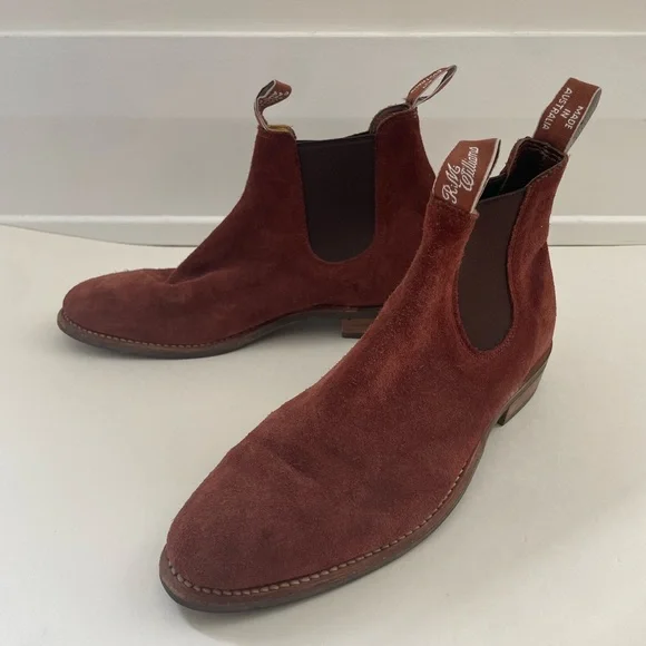R.M. Williams Brown Suede Boot 38 8 - Picture 2 of 6